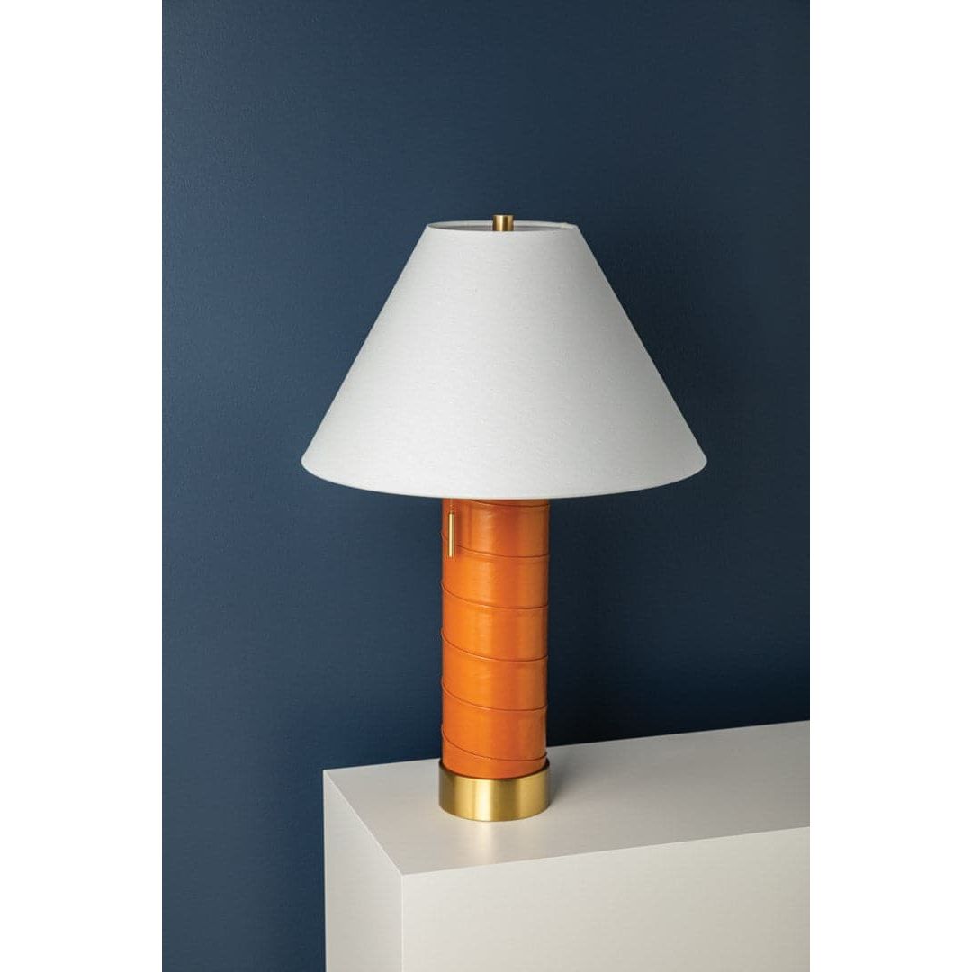 Norwalk Table Lamp-Hudson Valley-HVL-L3429-AGB-Table Lamps-5-France and Son