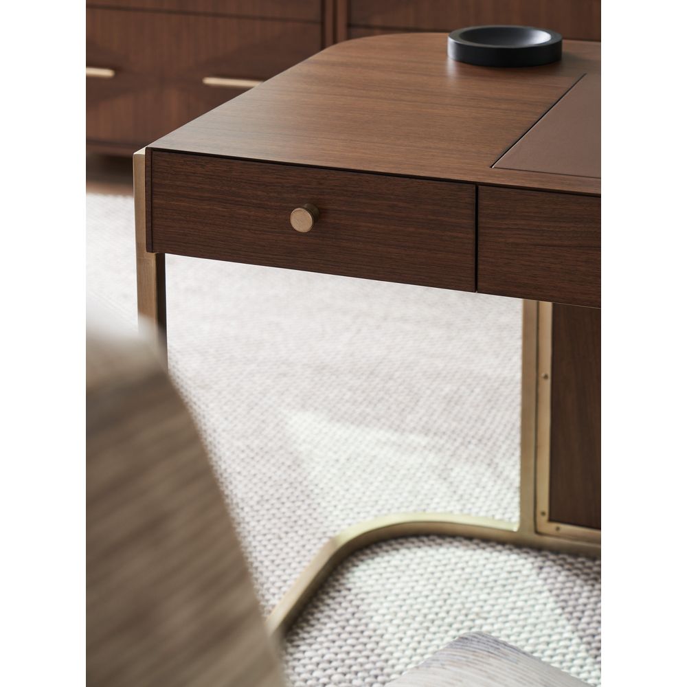 Berwick Writing Desk - Dark Brown