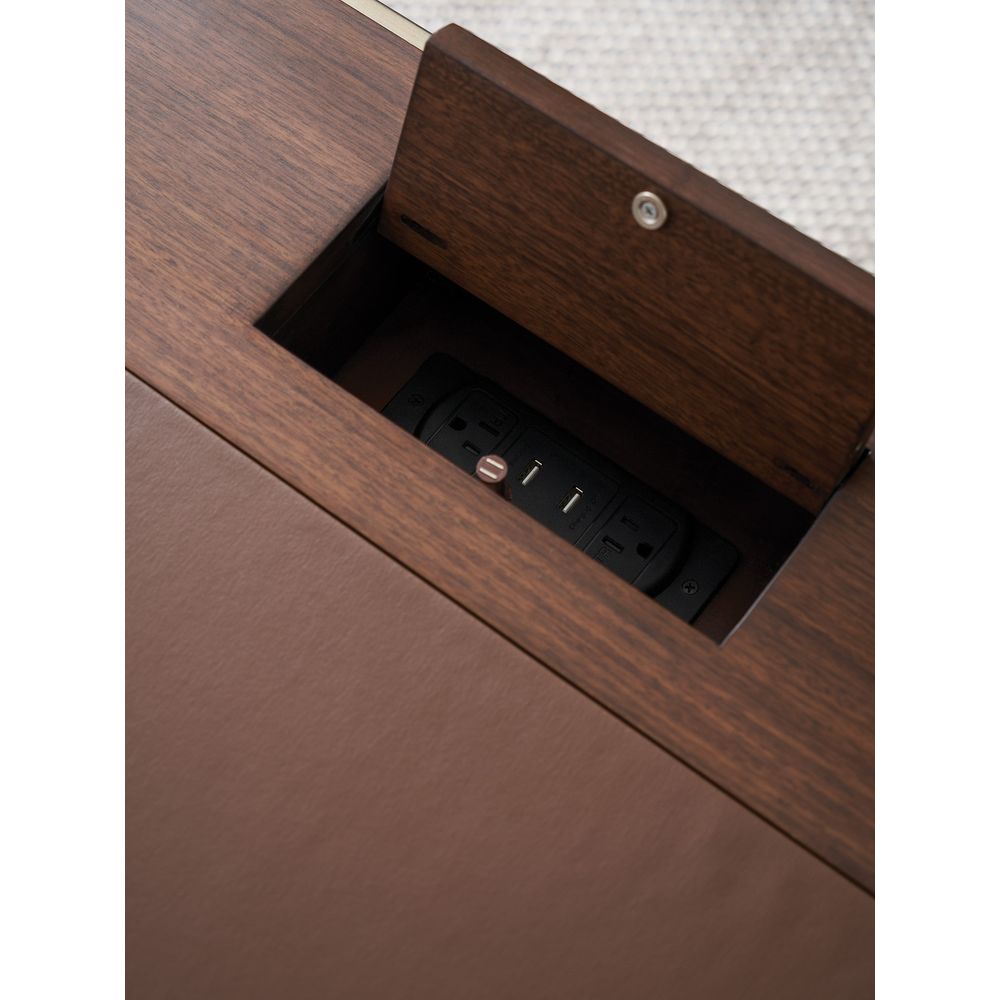 Berwick Writing Desk - Dark Brown