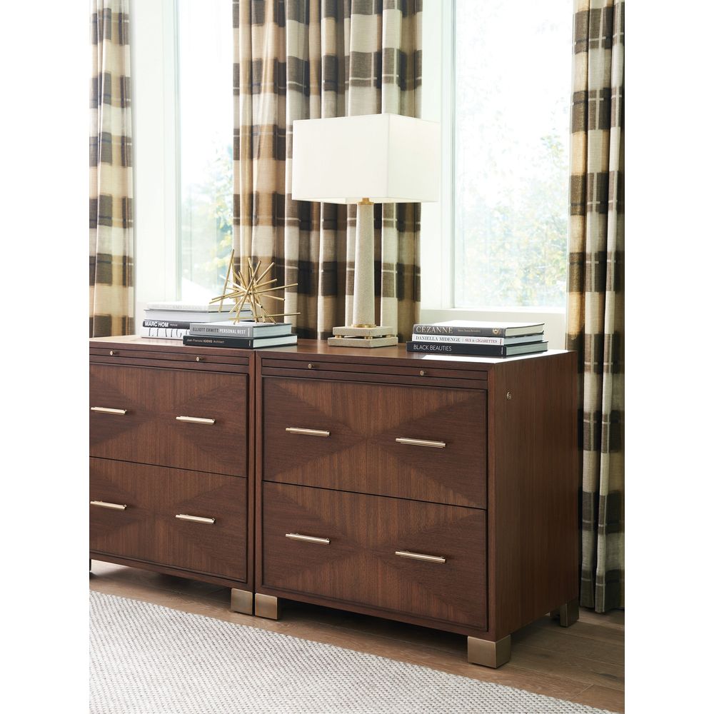 File Storage Berwick File Chest - Dark Brown