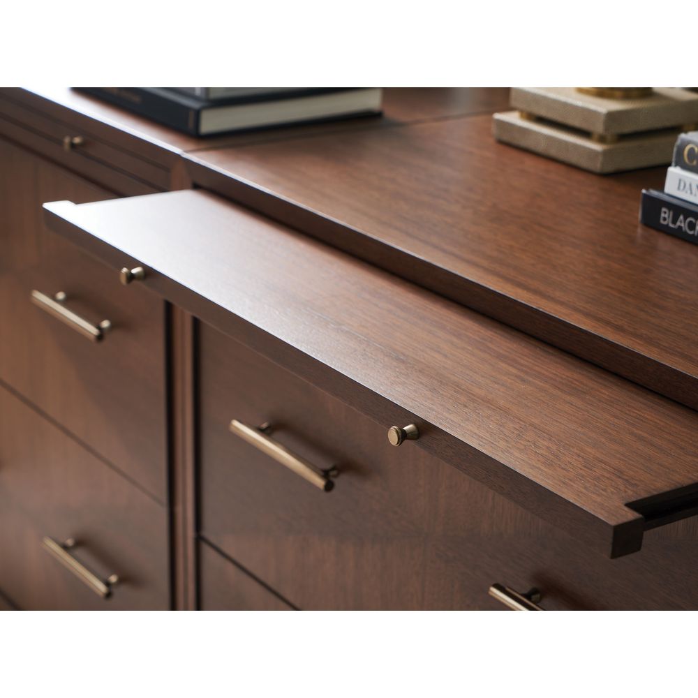 File Storage Berwick File Chest - Dark Brown