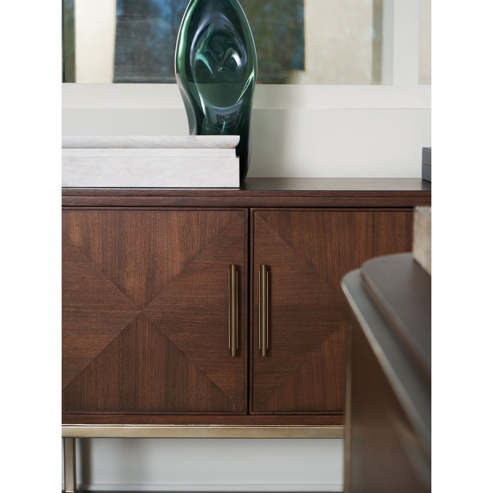 Cameron Long Media Console - Dark Brown