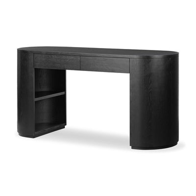 Pilar Desk-Four Hands-FH-105068-003-DesksBrushed Ebony Oak Veneer-5-France and Son