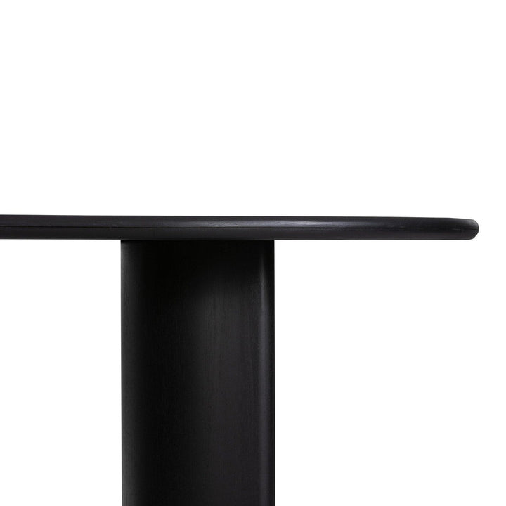 Preston Dining Table - Aged Black Acacia