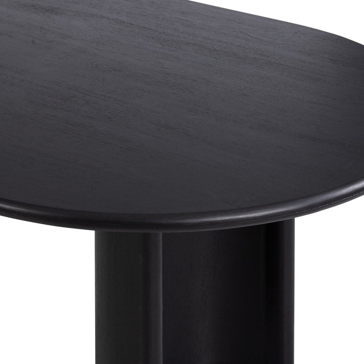 Preston Dining Table - Aged Black Acacia