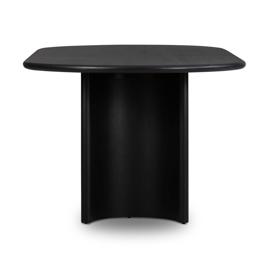 Preston Dining Table - Aged Black Acacia