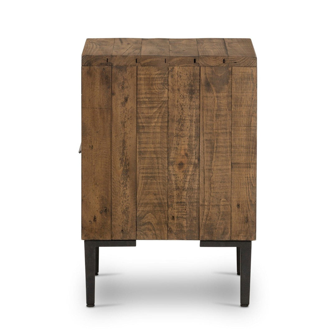 Wyatt Nightstand - Rustic Sandalwood