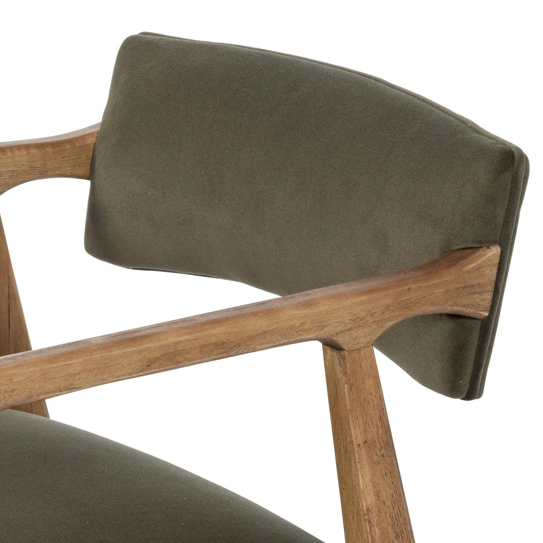 Tyson Armchair - Modern Velvet Loden