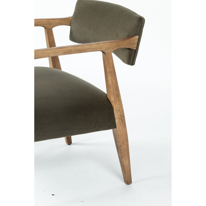 Tyson Armchair - Modern Velvet Loden