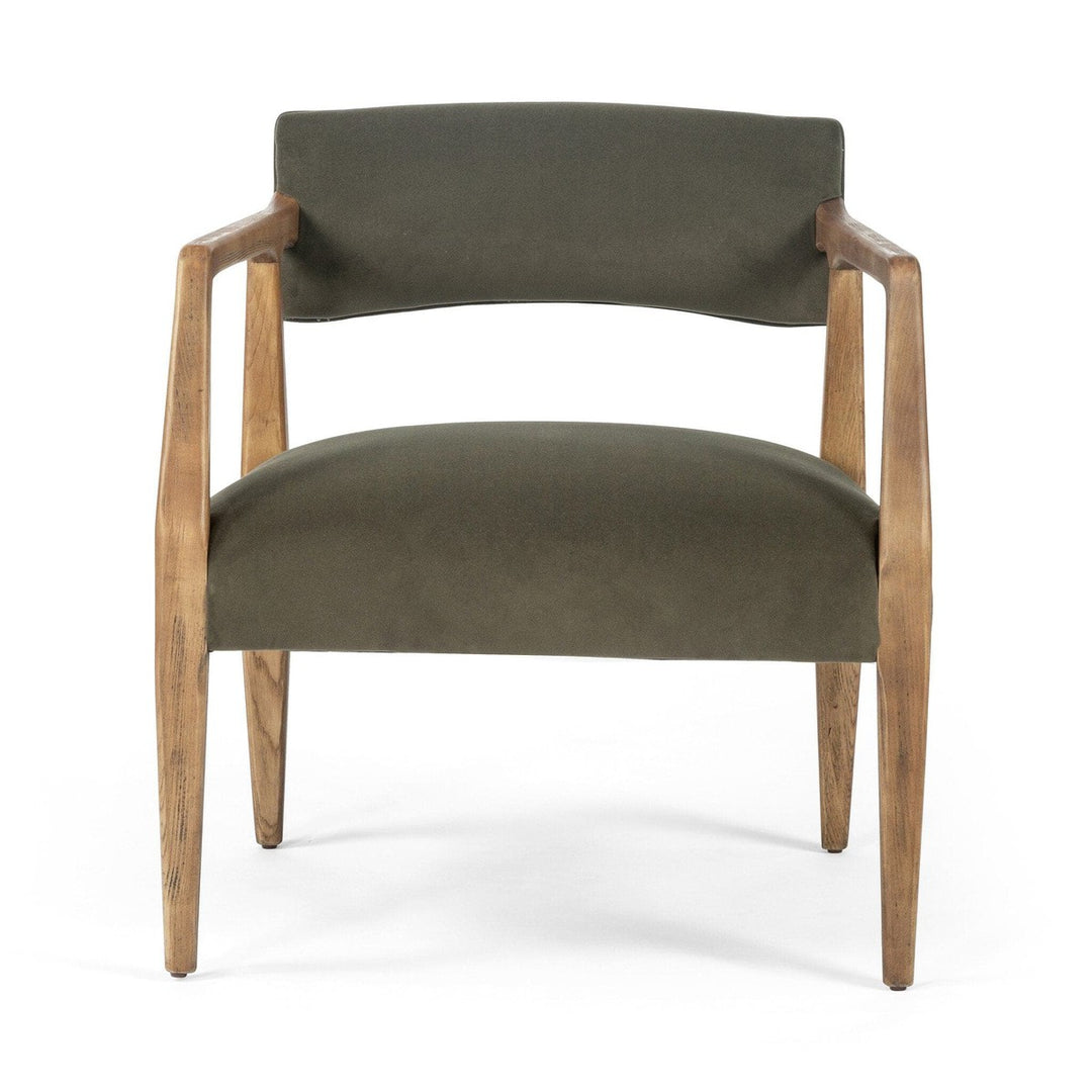 Tyson Armchair - Modern Velvet Loden