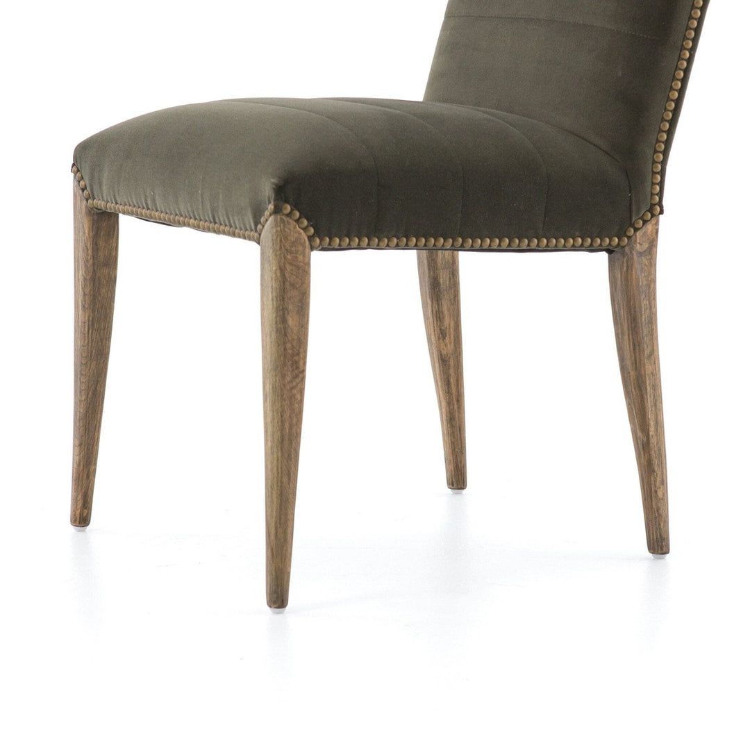 Noah Dining Chair - Modern Velvet Loden