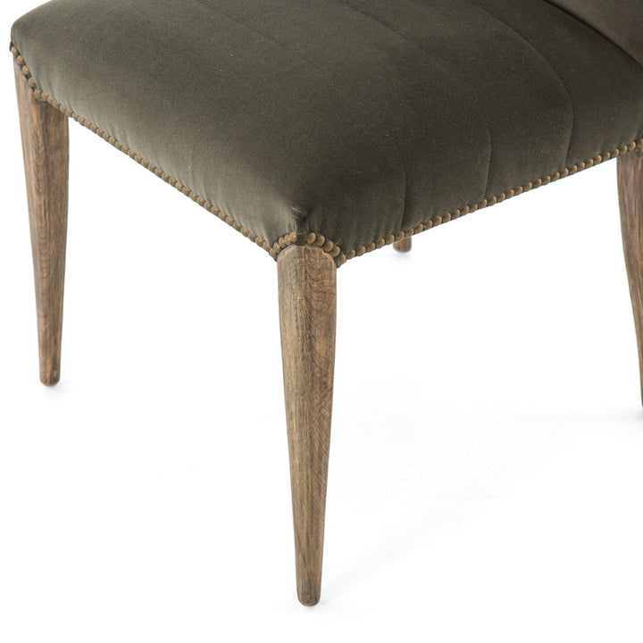 Noah Dining Chair - Modern Velvet Loden