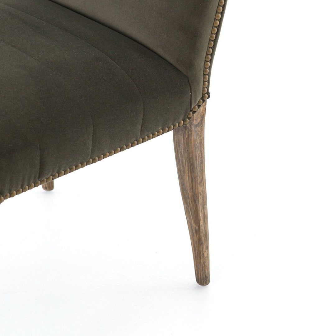 Noah Dining Chair - Modern Velvet Loden