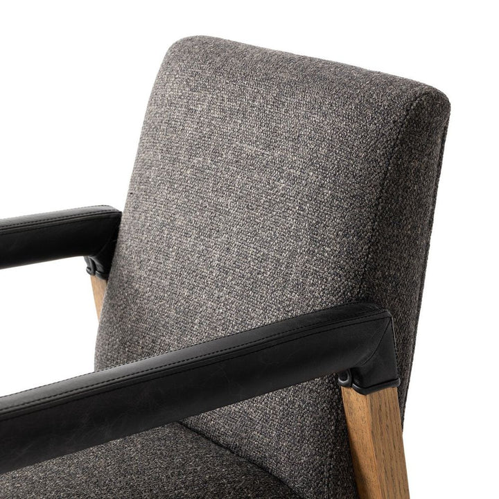Reuben Dining Chair: Thames Ash - Durango Smoke - Lamont Oak