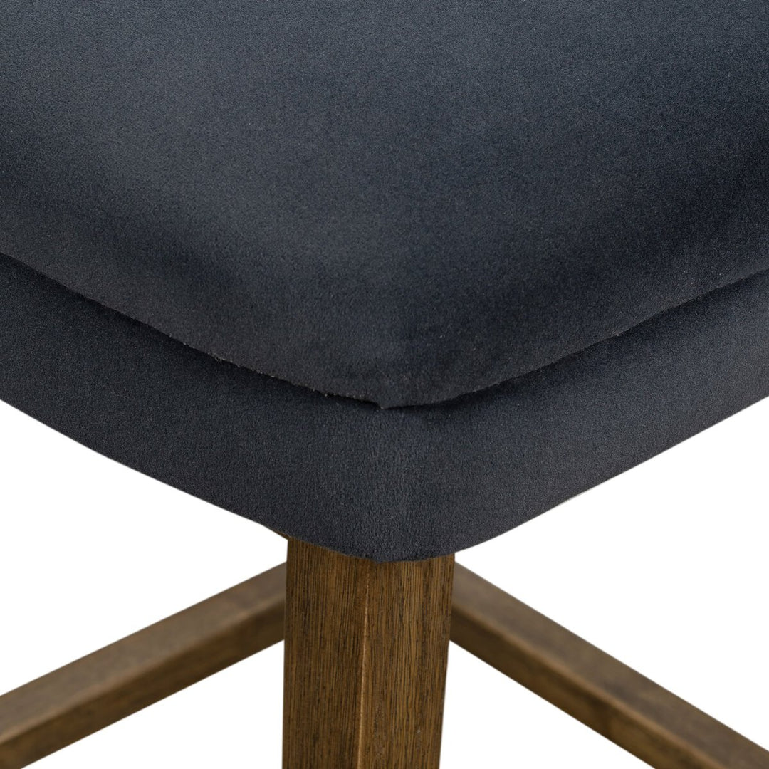 Work Swivel Bar + Counter Stool - Counter Stool - Modern Velvet Shadow