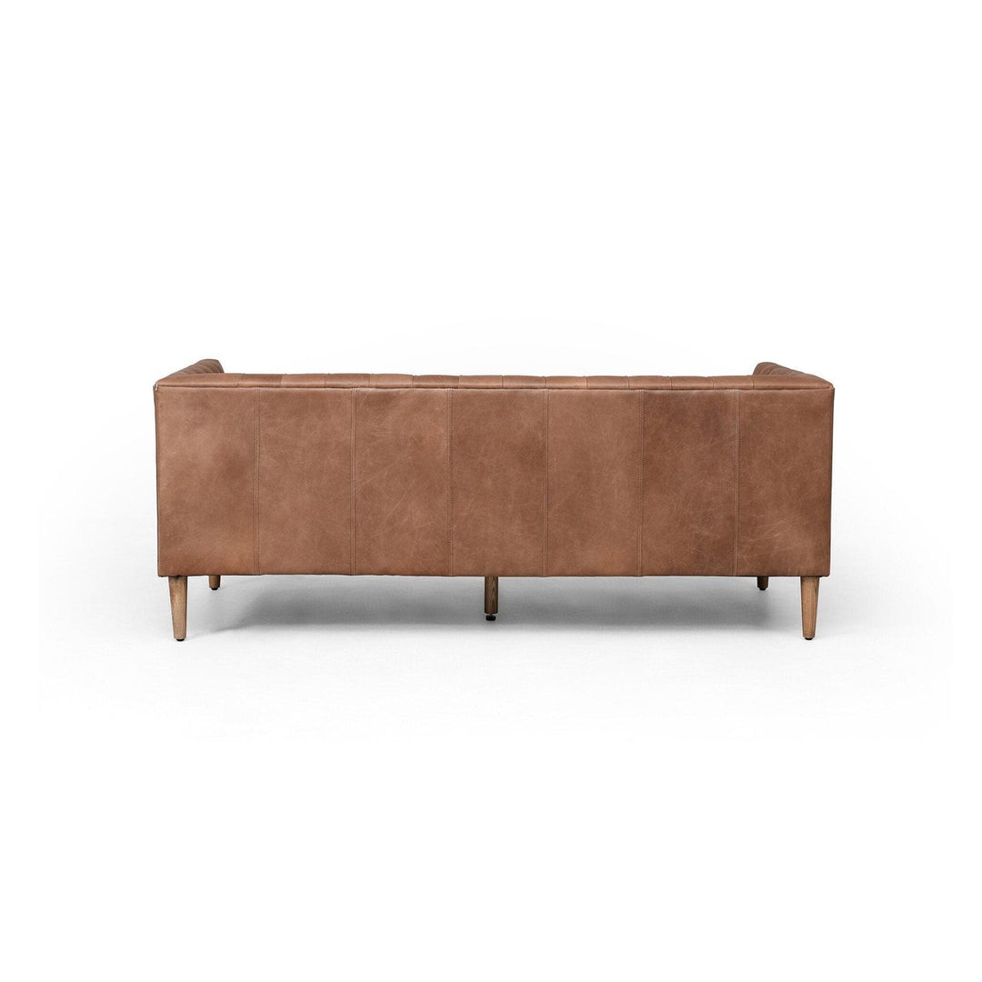 Wilson Leather Sofa - Natural Washed Chocolate