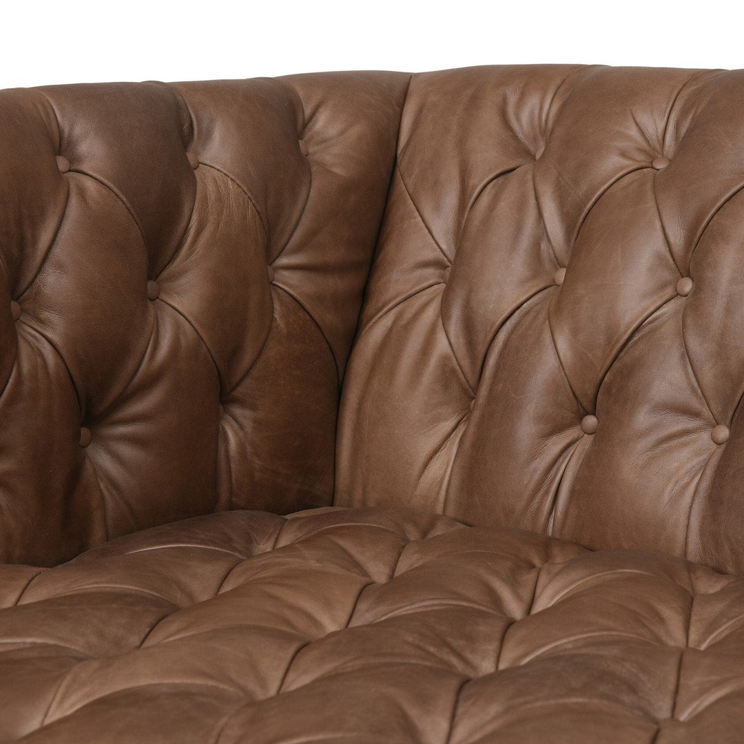 Wilson Leather Sofa - Natural Washed Chocolate