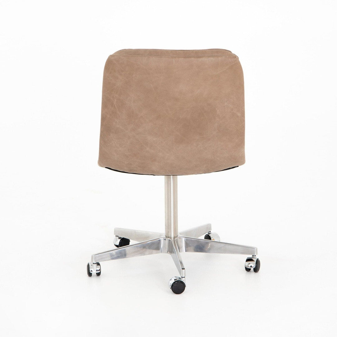 Morgan Desk Chair - Natural Washed Mushroom