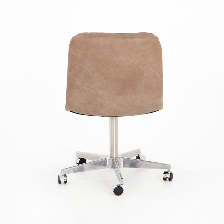 Morgan Desk Chair - Natural Washed Mushroom