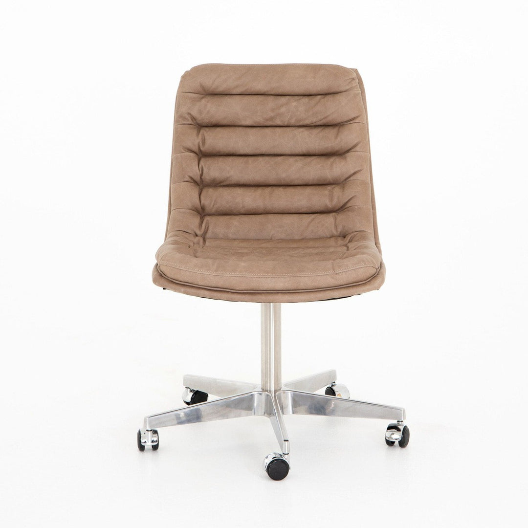 Morgan Desk Chair - Natural Washed Mushroom