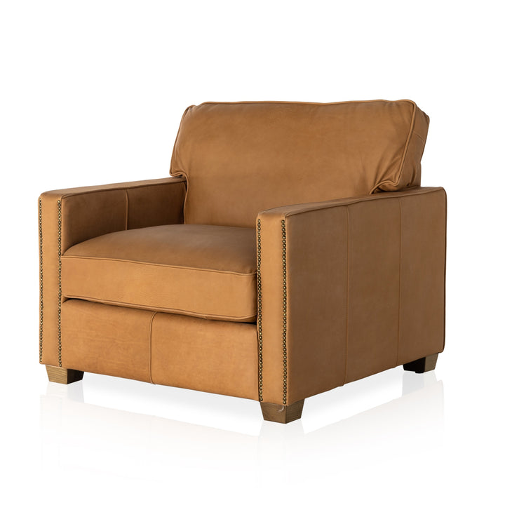 Larkin Club Chair-Four Hands-FH-105709-004-Lounge ChairsHeritage Camel-10-France and Son