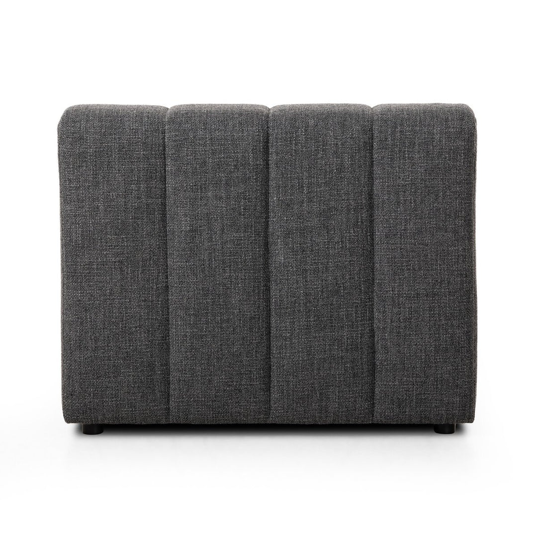 Build Your Own: Ashford Channeled Sectional - Armless Piece - Saxon Charcoal