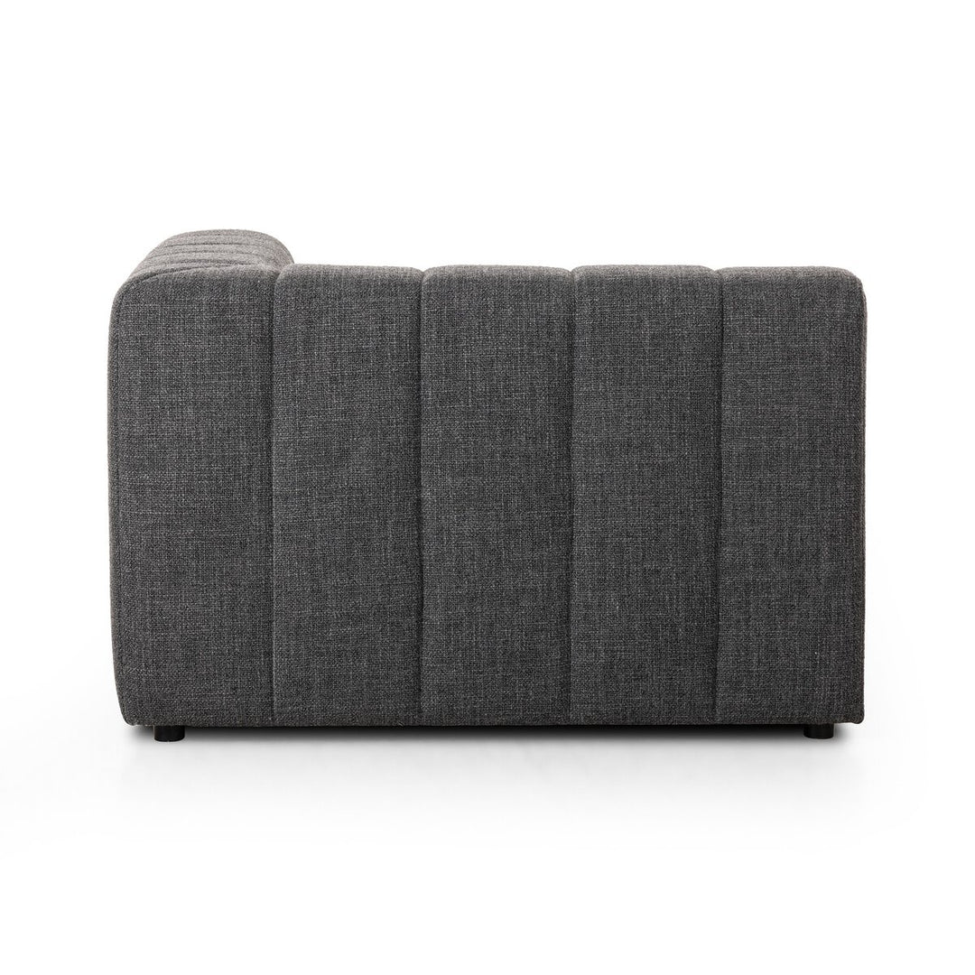 Build Your Own: Ashford Channeled Sectional - Raf Piece - Saxon Charcoal