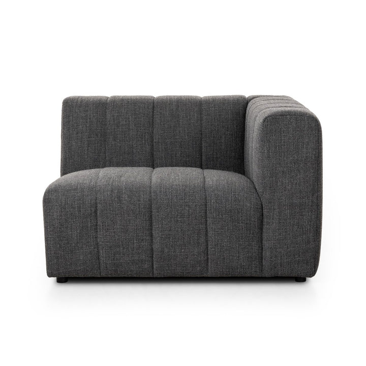 Build Your Own: Ashford Channeled Sectional - Raf Piece - Saxon Charcoal