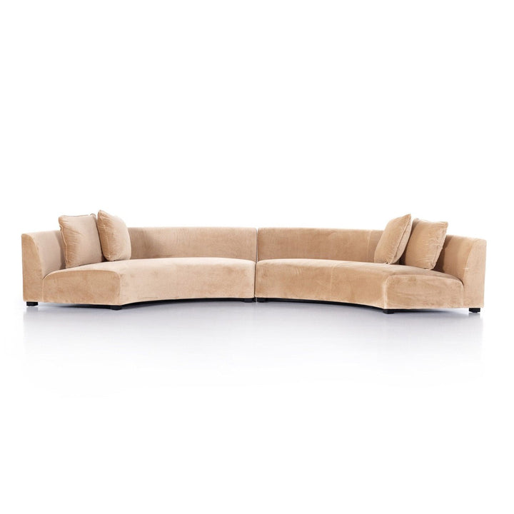 Levi Sectional - Surrey Camel - 2-Piece