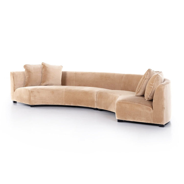 Levi Sectional - Surrey Camel - 2-Piece