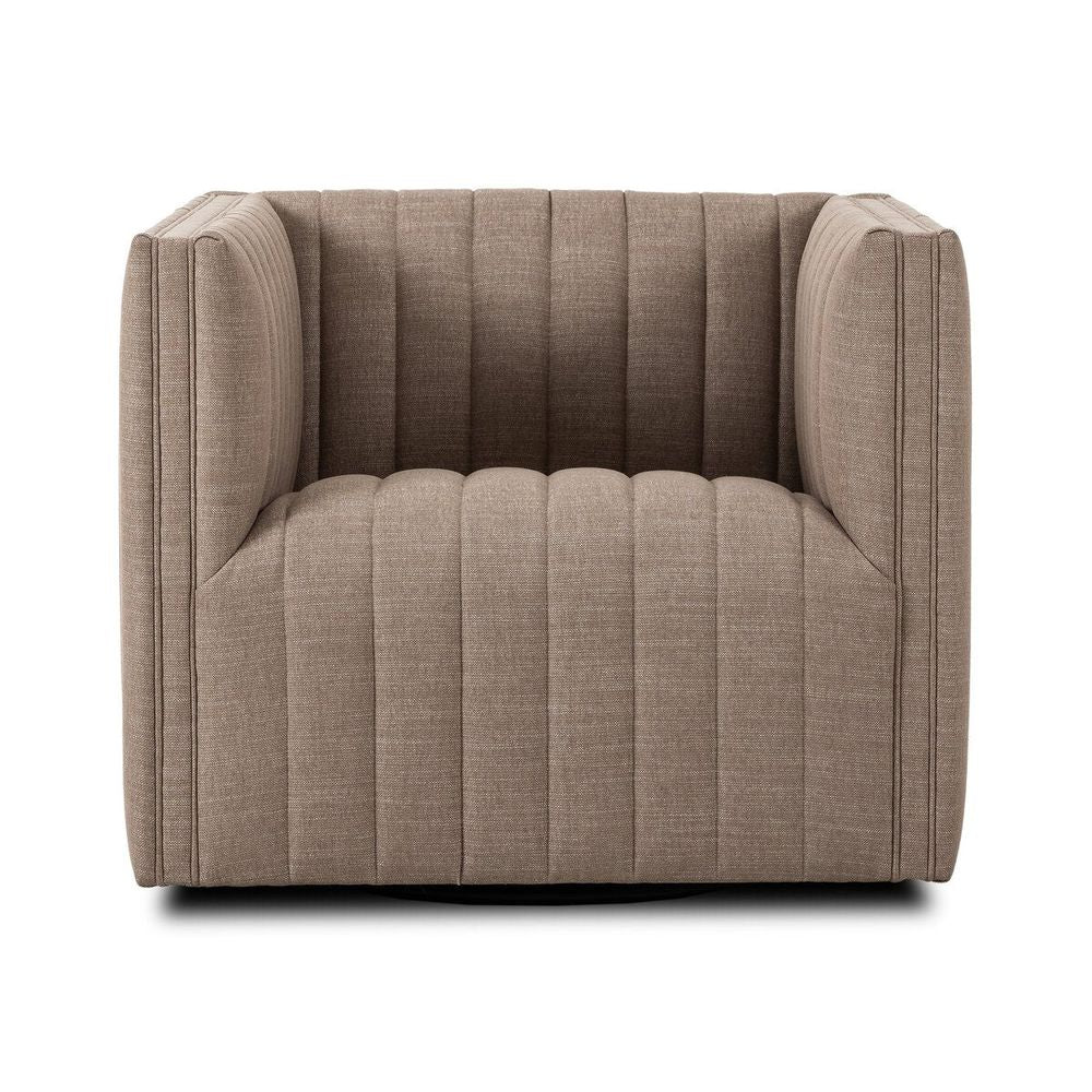 Lounge Chairs Augustine Swivel Chair: Crypton Nomad Taupe