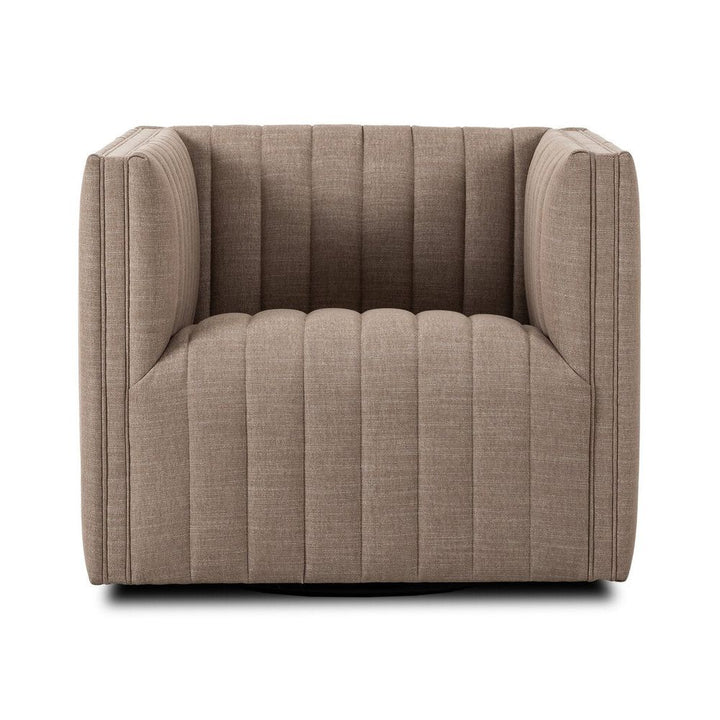 Lounge Chairs Augustine Swivel Chair: Crypton Nomad Taupe