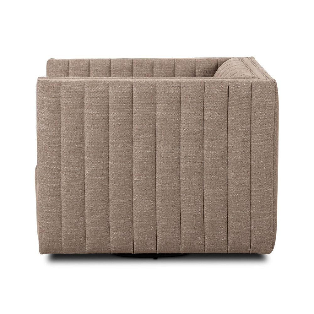Lounge Chairs Augustine Swivel Chair: Crypton Nomad Taupe