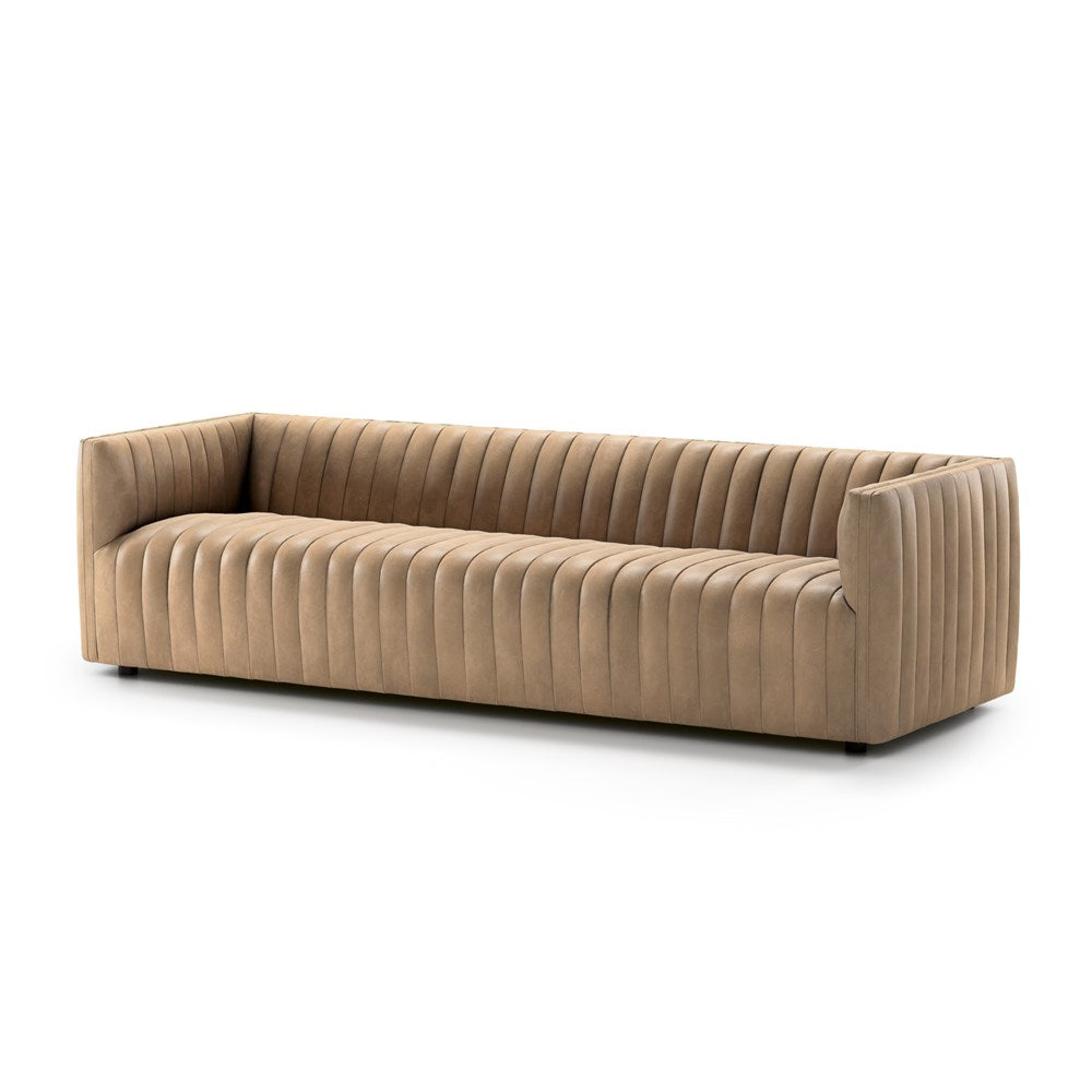 Augustine Sofa - 97"-Four Hands-FH-105769-009-SofasPalermo Drift Leather-32-France and Son