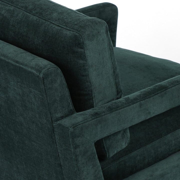 Owen Chair - Emerald Worn Velvet