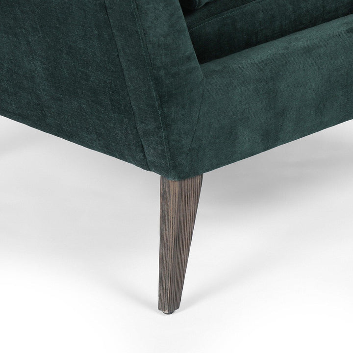 Owen Chair - Emerald Worn Velvet