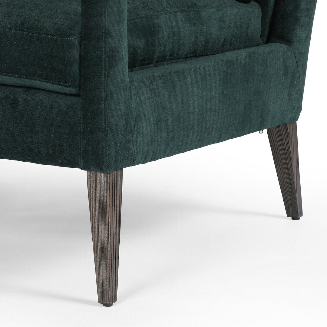 Owen Chair - Emerald Worn Velvet