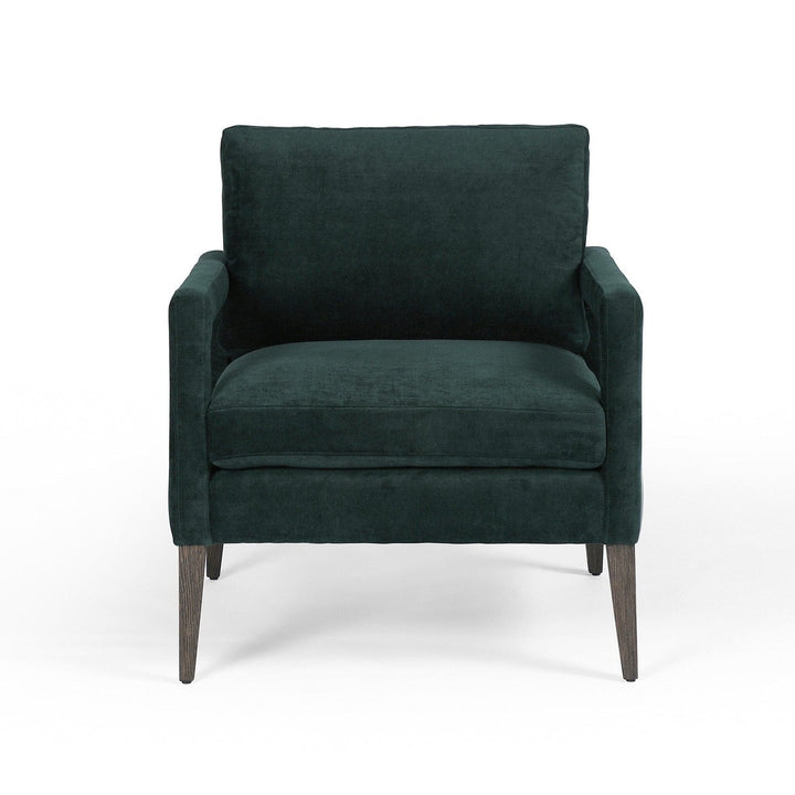 Owen Chair - Emerald Worn Velvet