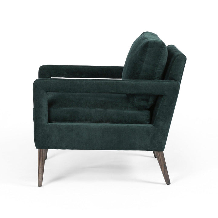 Owen Chair - Emerald Worn Velvet