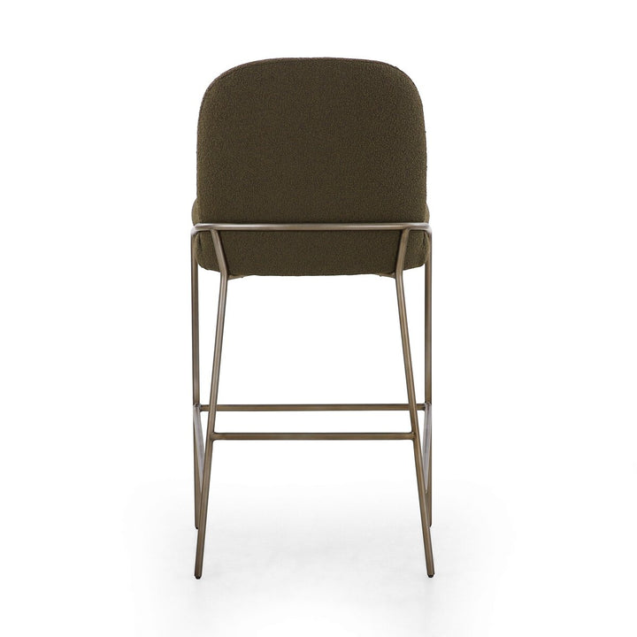 Elodie Bar + Counter Stool - Bar Stool - Fiqa Boucle Olive