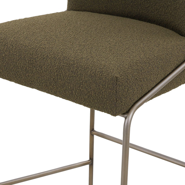 Elodie Bar + Counter Stool - Bar Stool - Fiqa Boucle Olive