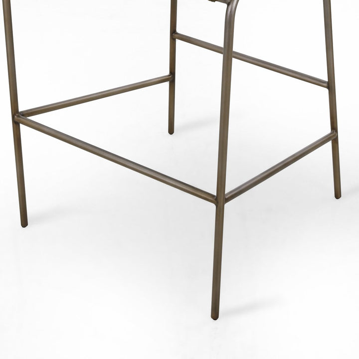 Elodie Bar + Counter Stool - Bar Stool - Fiqa Boucle Olive