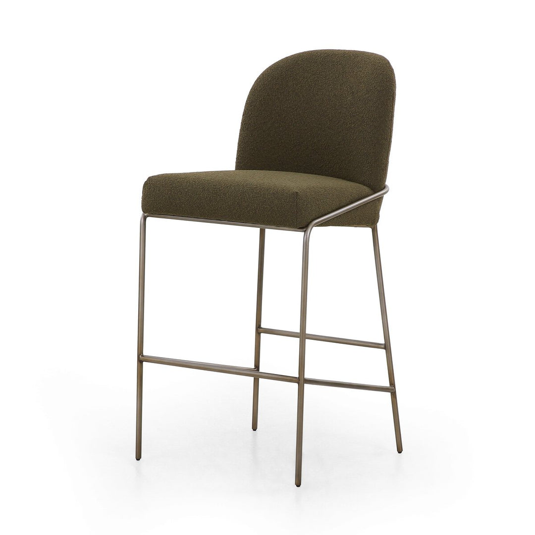 Elodie Bar + Counter Stool - Bar Stool - Fiqa Boucle Olive