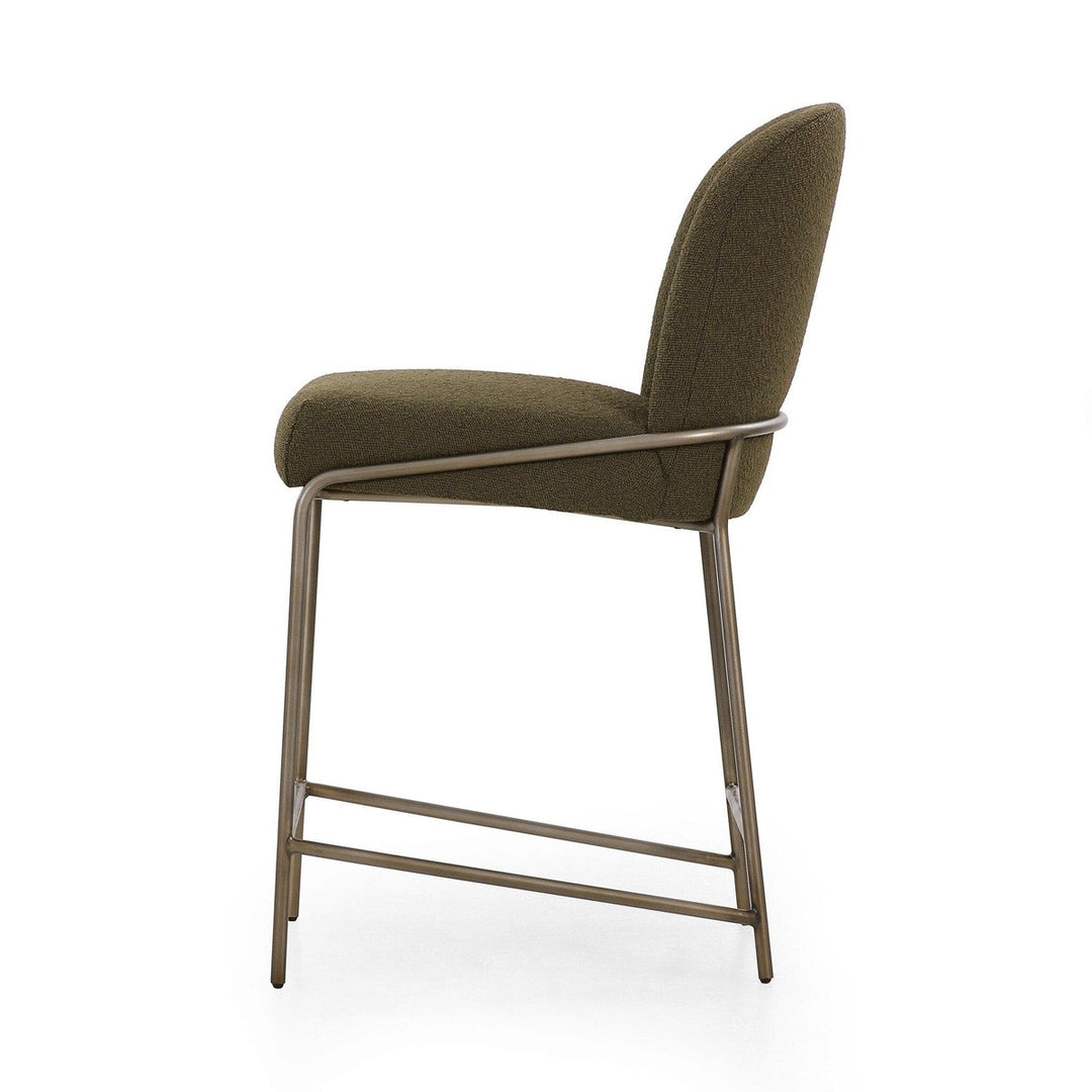 Ashton Counter Stool - FIQA Boucle Olive