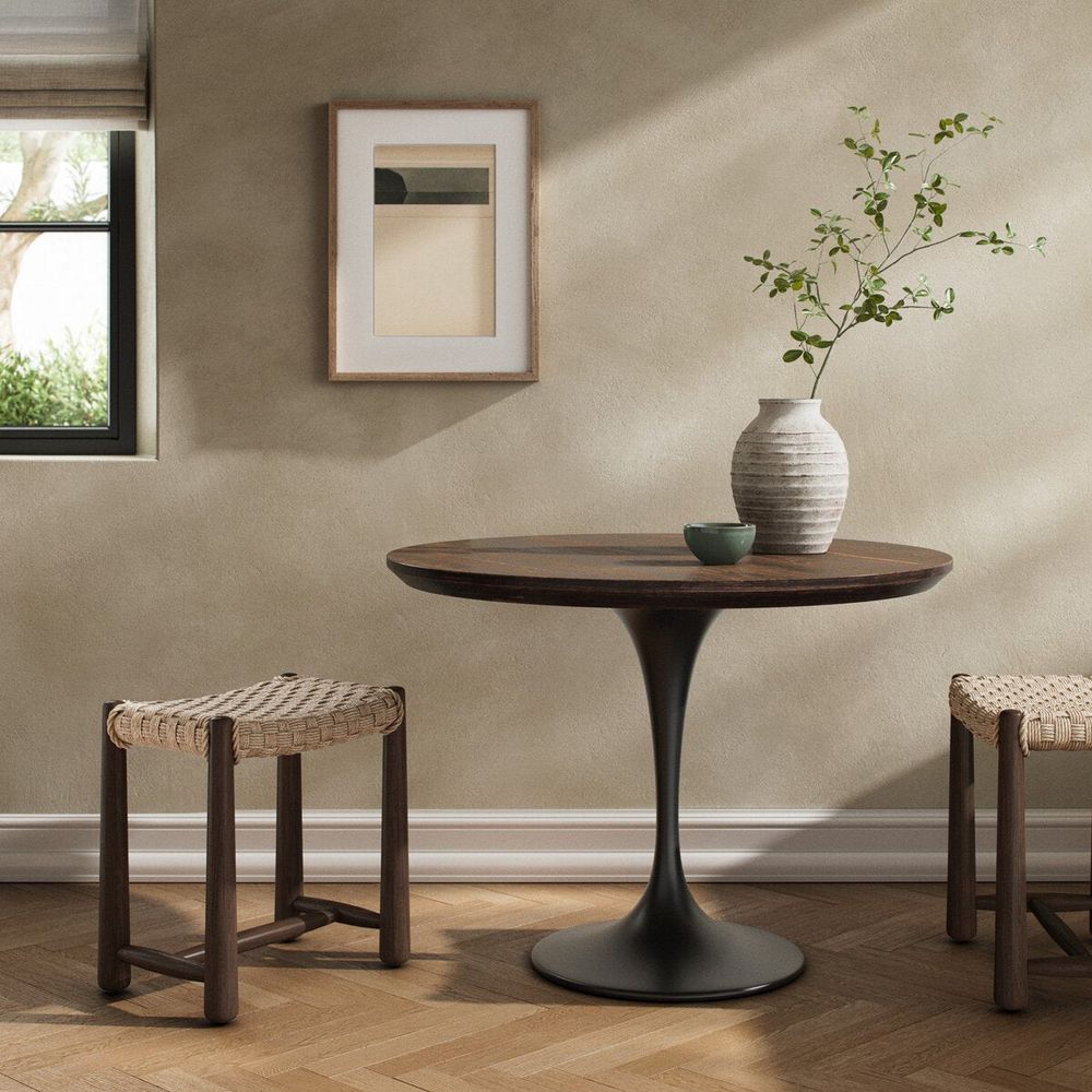 Dining Tables Hart Dining Table - English Brown Oak - 42"