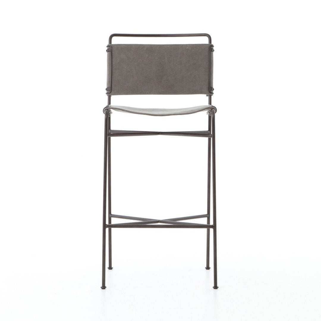 Warren Bar Stool - Stonewash Grey