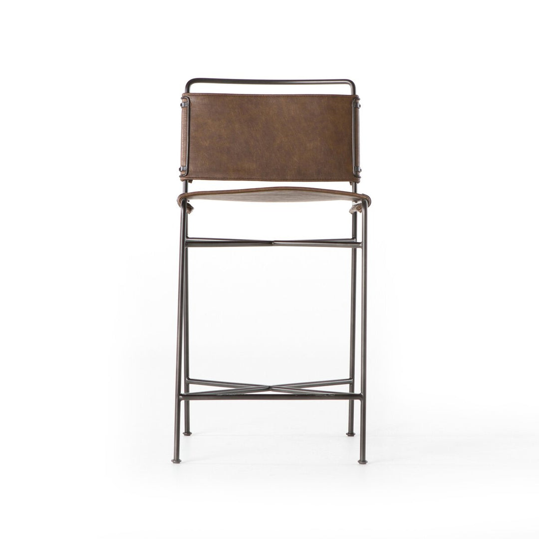 Roosevelt Bar + Counter Stool - Counter Stool - Distressed Brown