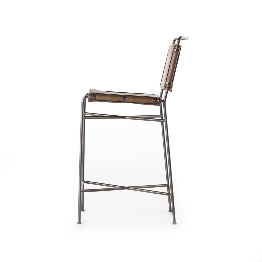 Roosevelt Bar + Counter Stool - Counter Stool - Distressed Brown