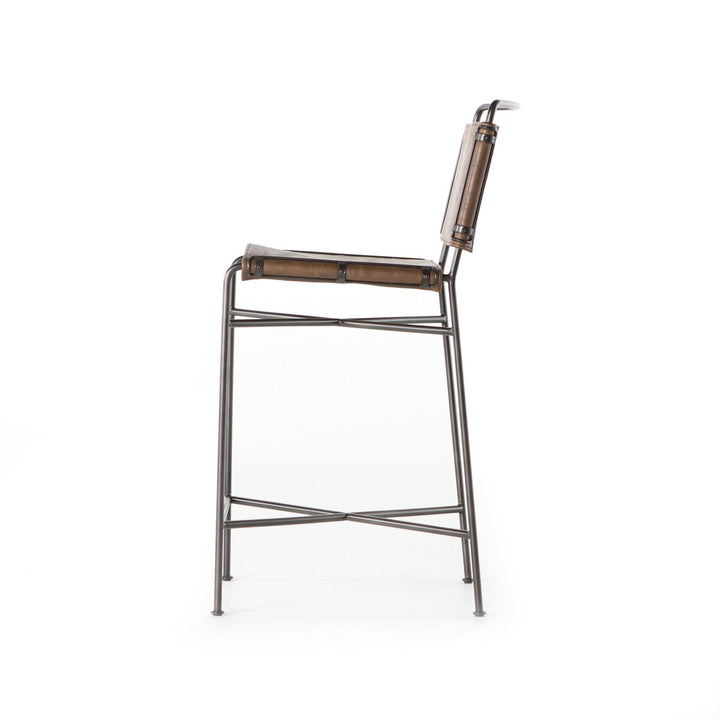 Roosevelt Bar + Counter Stool - Counter Stool - Distressed Brown