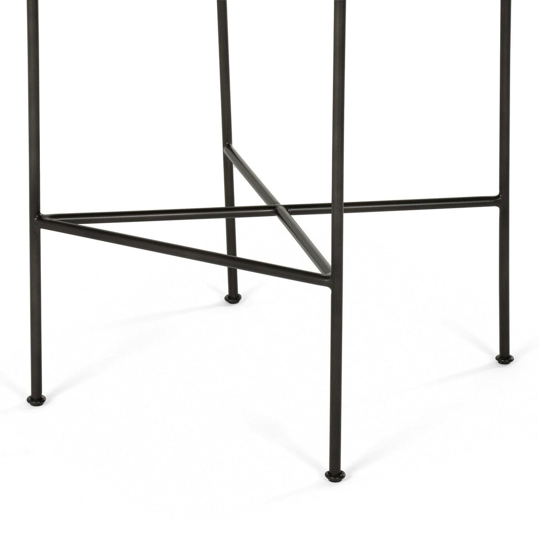 Warren Bar Stool - Distressed Black